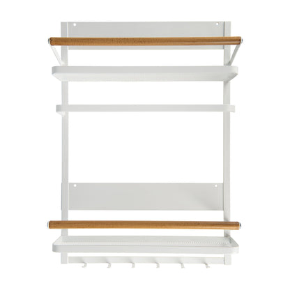 Magnetic Wall Organiser White