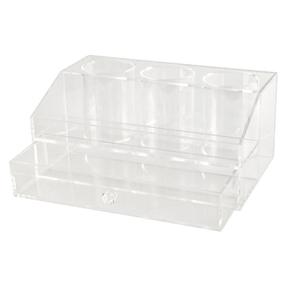 Acrylic Desk Organiser with Drawer