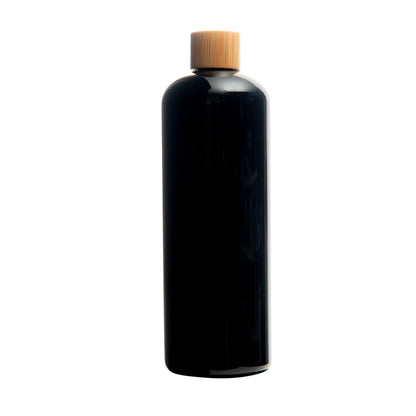 500ml Screw Top Bottle (Black) - Little Label Co - Bathroom Accessories - 20%,Bathroom & Cleaning,Bathroom Organisation,Beauty Product Organisation,Kitchen Organisation,Laundry Organisation,Refillable Bottles