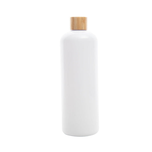 500ml Screw Top Bottle (White) - Little Label Co - Bathroom Accessories - 20%, Bathroom & Cleaning, Bathroom Organisation, Beauty Product Organisation, Kitchen Organisation, Laundry Organisation, Refillable Bottles