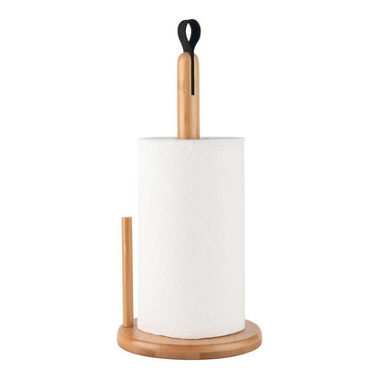 Bamboo Leather Paper Towel Holder - Little Label Co - Paper Towel Holders & Dispensers - 60%