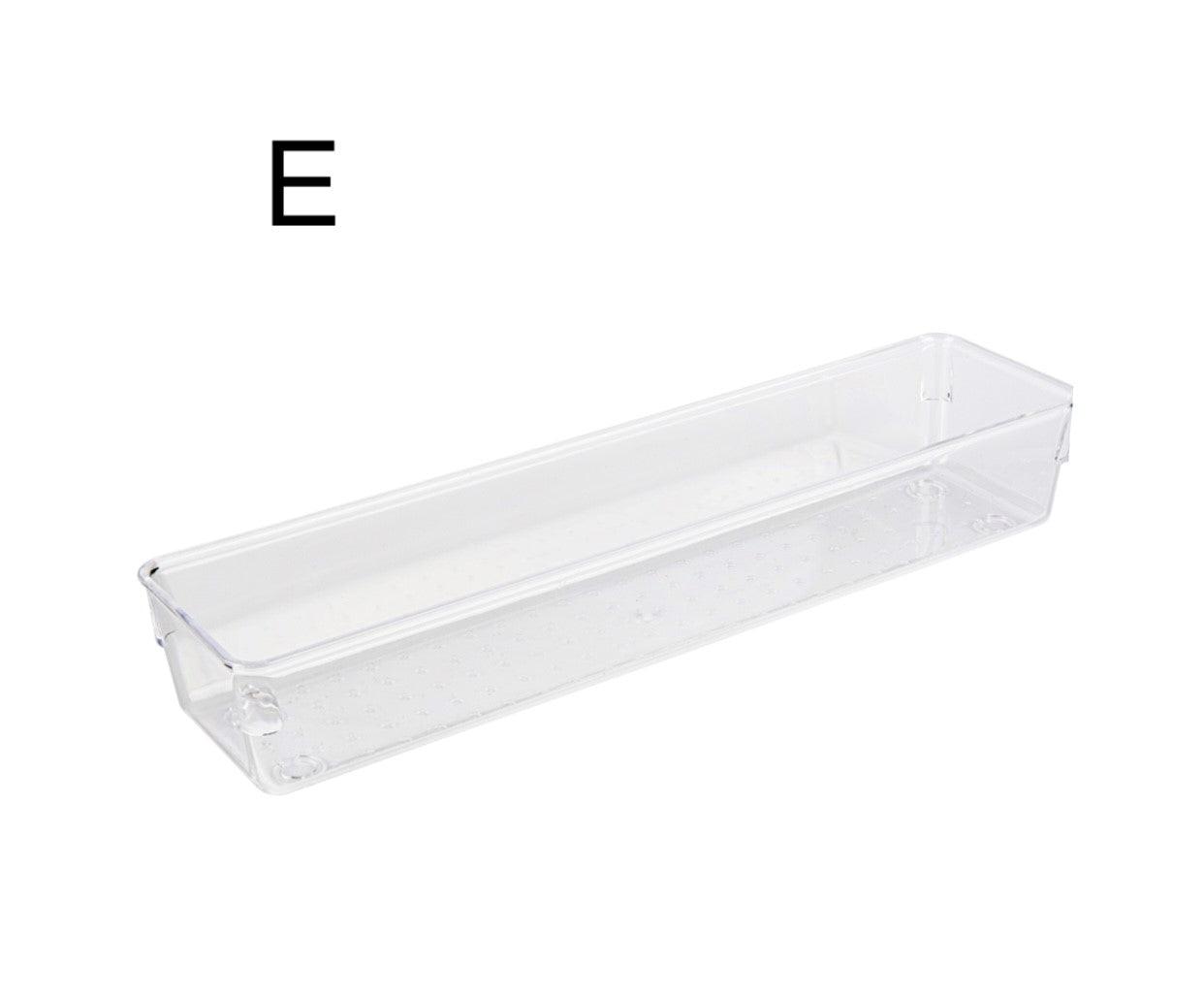 Clear Drawer Organiser Trays - Set of 20 Drawer organiser Drawer organisers Drawer Dividers Draw dividers Kitchen organisation Stationary Organisation