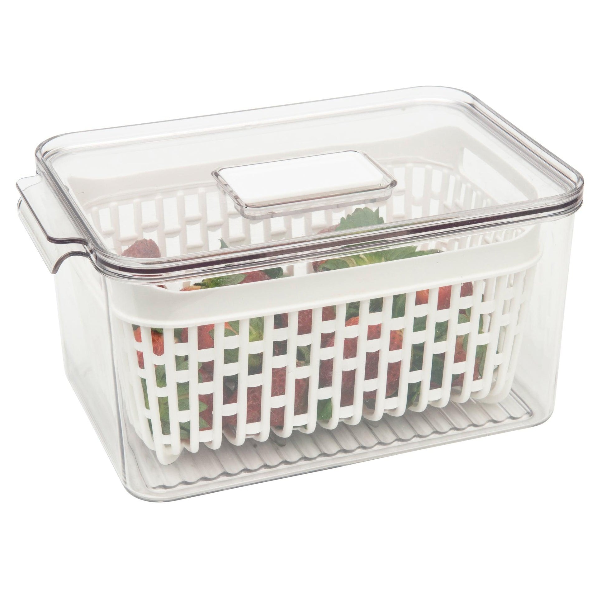 Fridge Storage Container with Basket (Single) - Little Label Co - Food Storage Containers - 30%