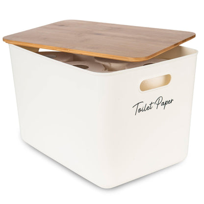 Storage Container Jumbo with Bamboo Lid - Little Label Co - Storage & Organization - 20%, mw_grouped_product