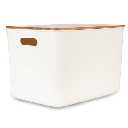 Storage Container Jumbo with Bamboo Lid - Little Label Co - Storage & Organization - 20%, mw_grouped_product