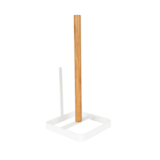 Wire & Bamboo Paper Towel Holder - Little Label Co - Paper Towel Holders & Dispensers - 20%